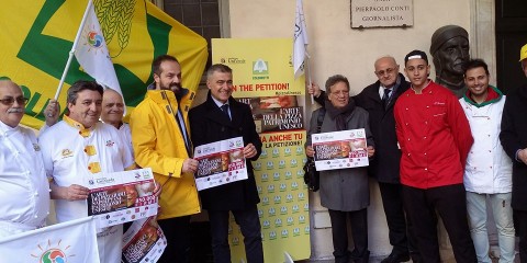 PizzaUnesco con Alfonso Pecoraro Scanio e Coldiretti