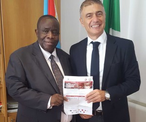 S.E. Albert Tshiseleka Felha + Alfonso Pecoraro Scanio