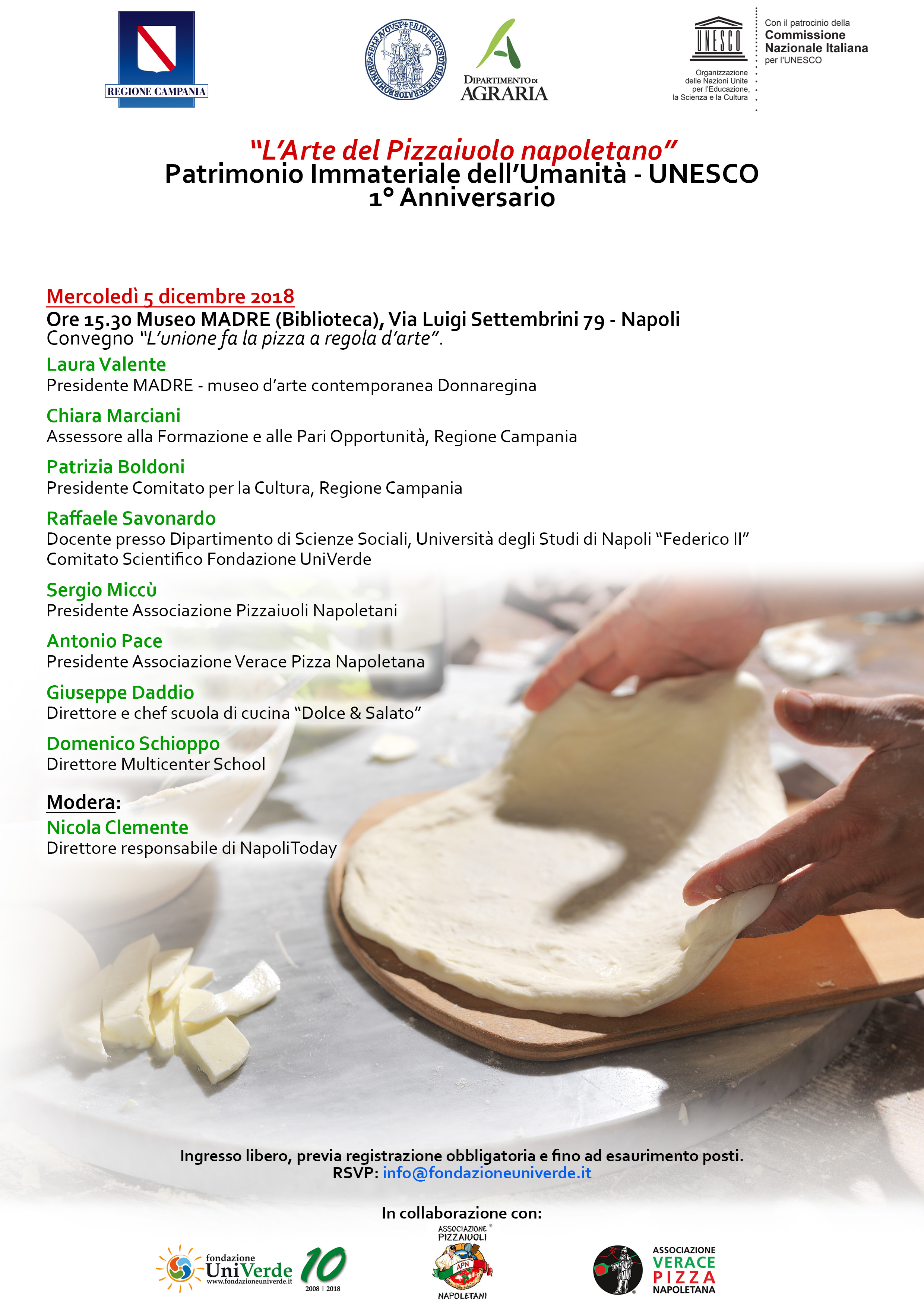 Programma Napoli, Museo MADRE, 5 dicembre 2018